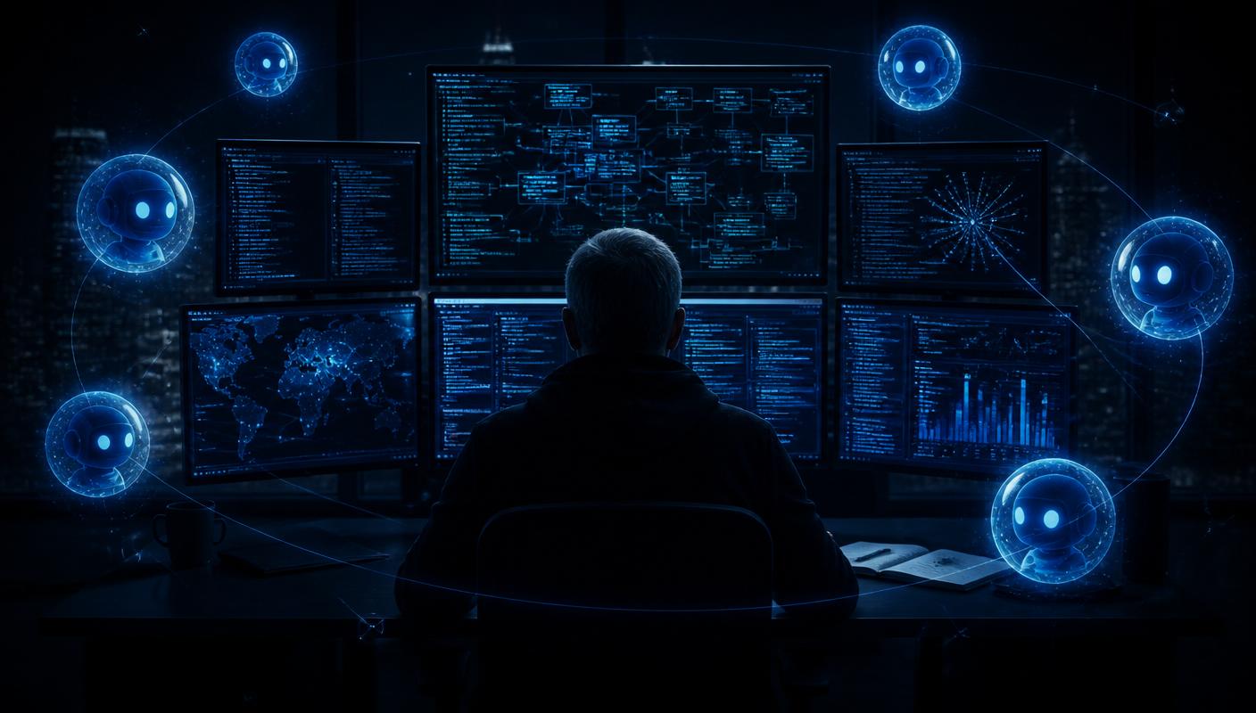 Senior penetration tester working alongside AI agents on a hybrid HIPAA pentest engagement