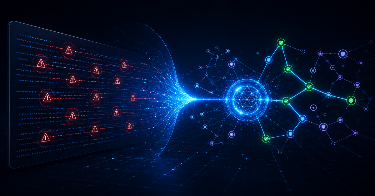 AI vulnerability scanner alerts transforming into connected AI pentesting attack paths with validated findings